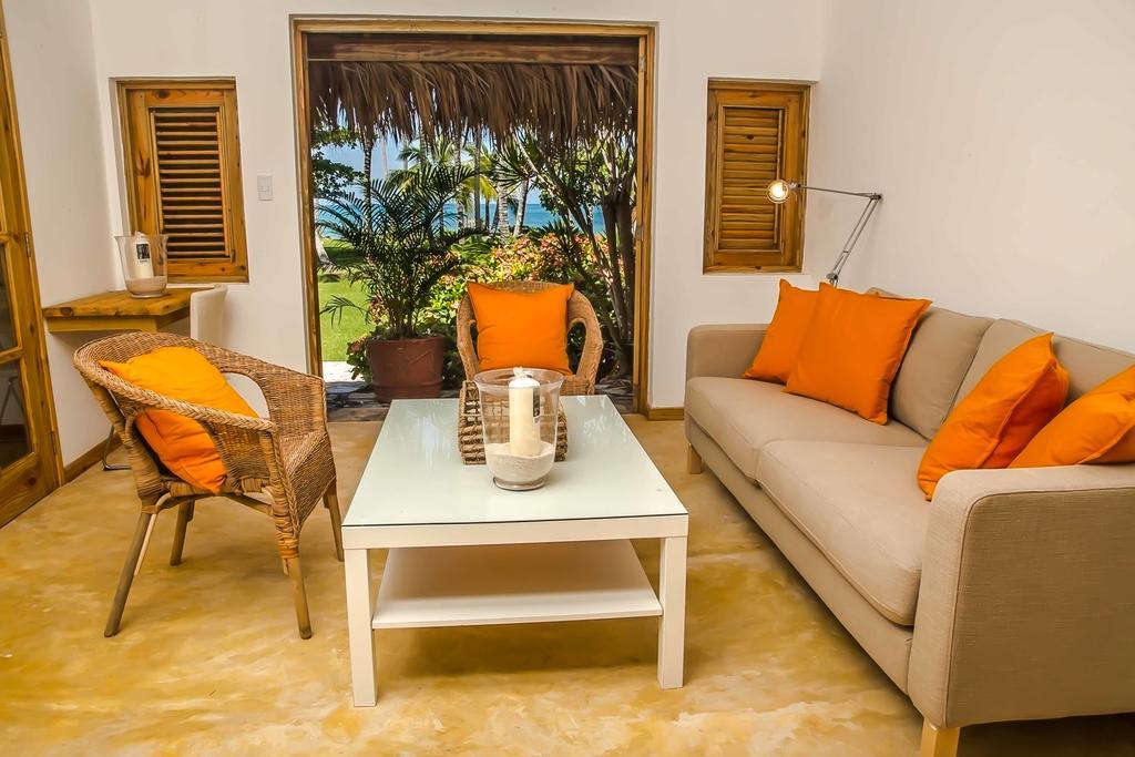 Jasmine La Playita - Ocean Front Apartment Las Galeras Luaran gambar
